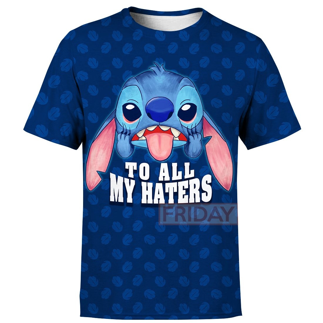 Unifinz DN Stitch T-shirt Stitch To All My Haters Blue T-shirt Amazing DN Stitch Hoodie Sweater Tank 2025