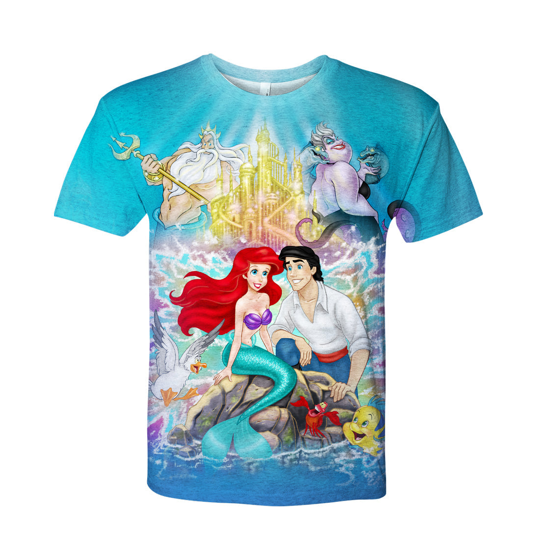 Unifinz DN TLM T-shirt 3D Print Little Mermaid T-shirt Awesome DN TLM Hoodie Sweater Tank 2024
