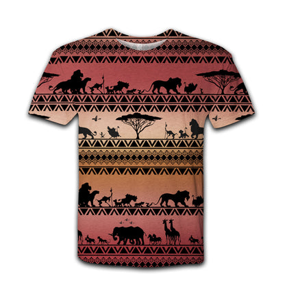 Unifinz DN LK T-shirt Tree Of Life Lion King 3D Print T-shirt Amazing DN LK Hoodie Sweater Tank 2022