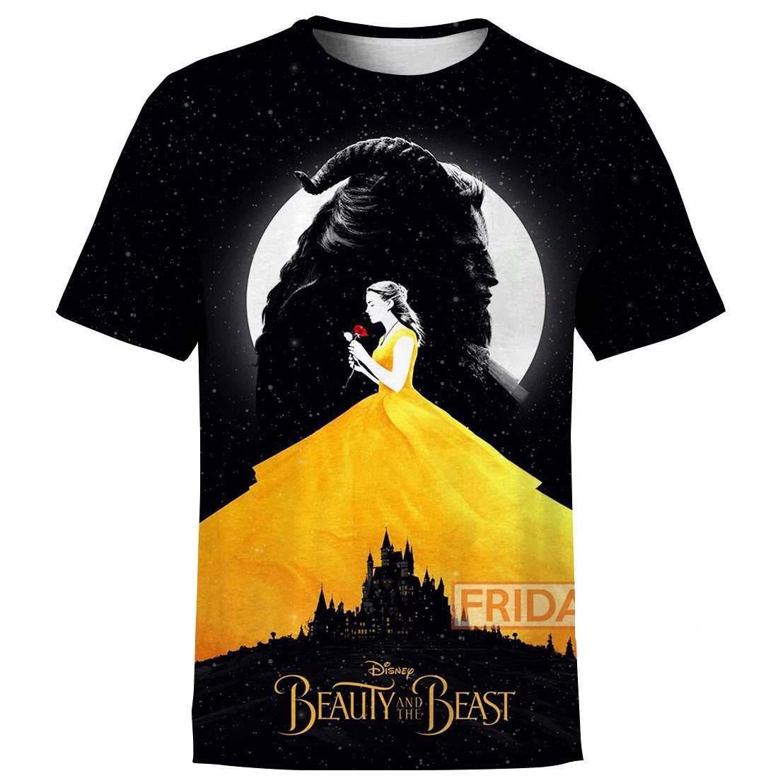 Unifinz DN T-shirt Beauty n The Beast Silhouette T-shirt Awesome High Quality DN Beauty & The Beast Hoodie Sweater Tank2025