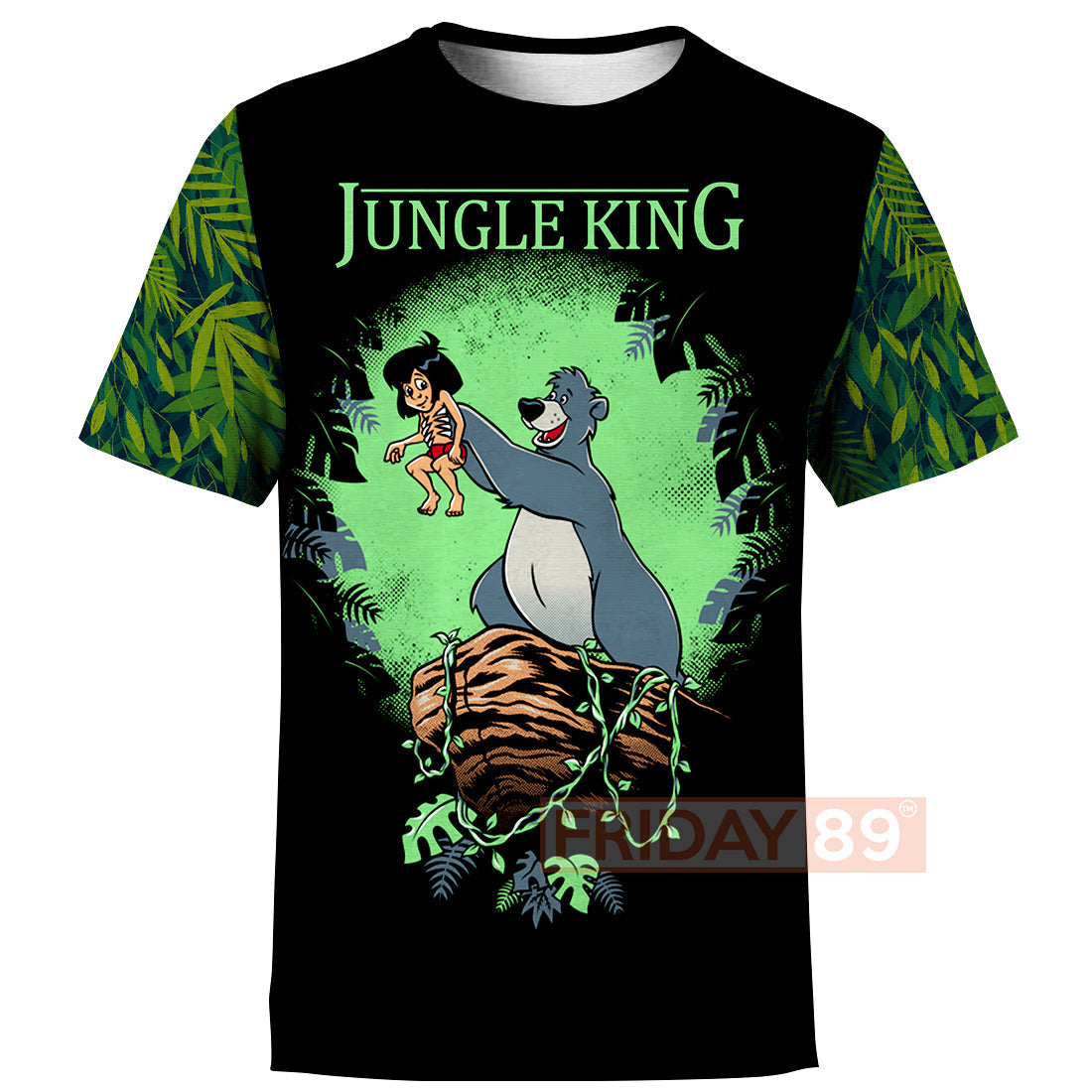 Unifinz DN T-shirt Jungle King The Jungle Book Art 3D Print T-shirt Awesome DN Jungle Book Hoodie Sweater Tank 2025