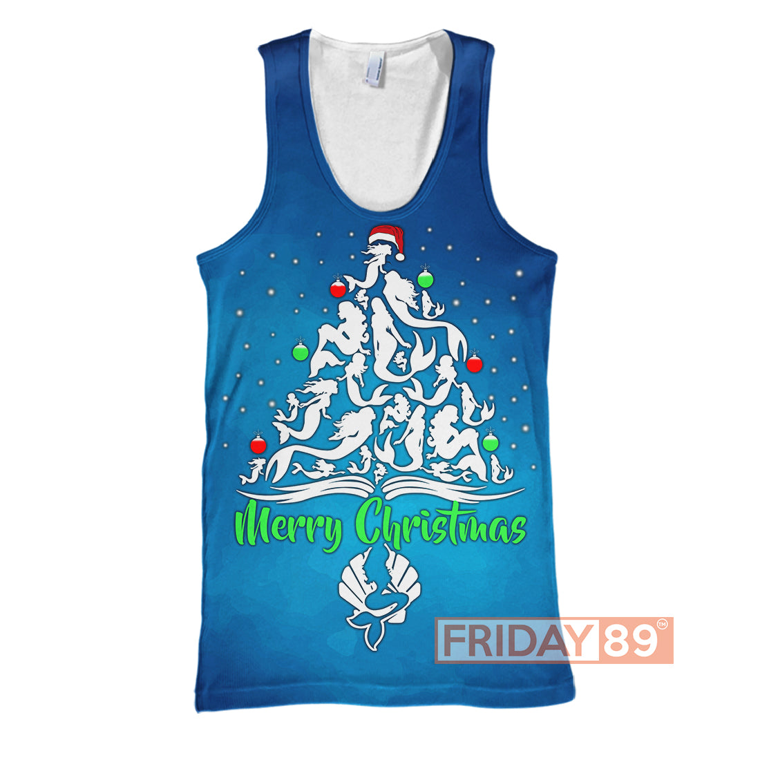 Unifinz DN TLM T-shirt Mermaid Christmas Tree T-shirt Awesome DN TLM Hoodie Sweater Tank 2026