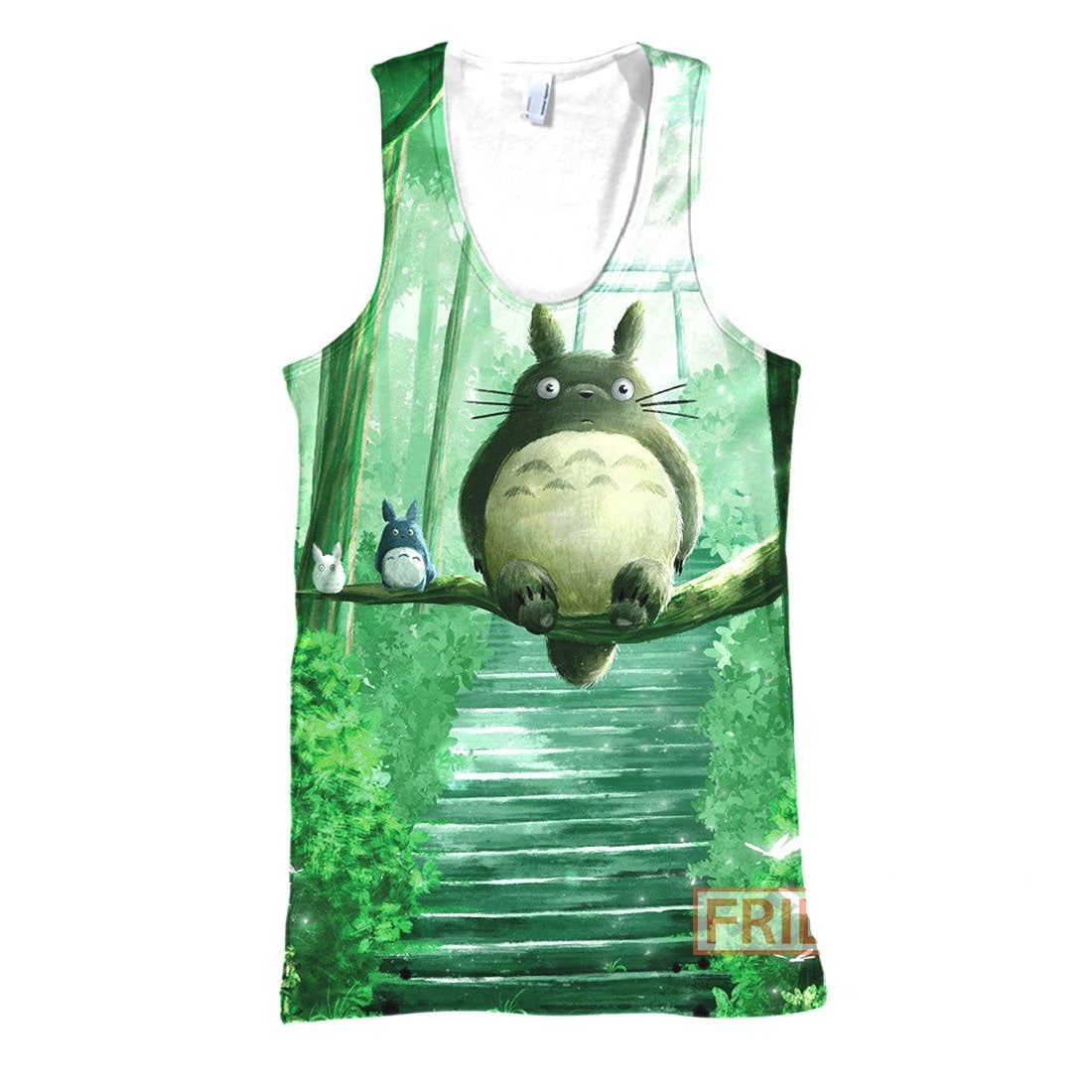 Unifinz Gb Totoro Hoodie GB Totoro And Friends Camphor Tree T-shirt Amazing GB Totoro Shirt Sweater Tank 2024