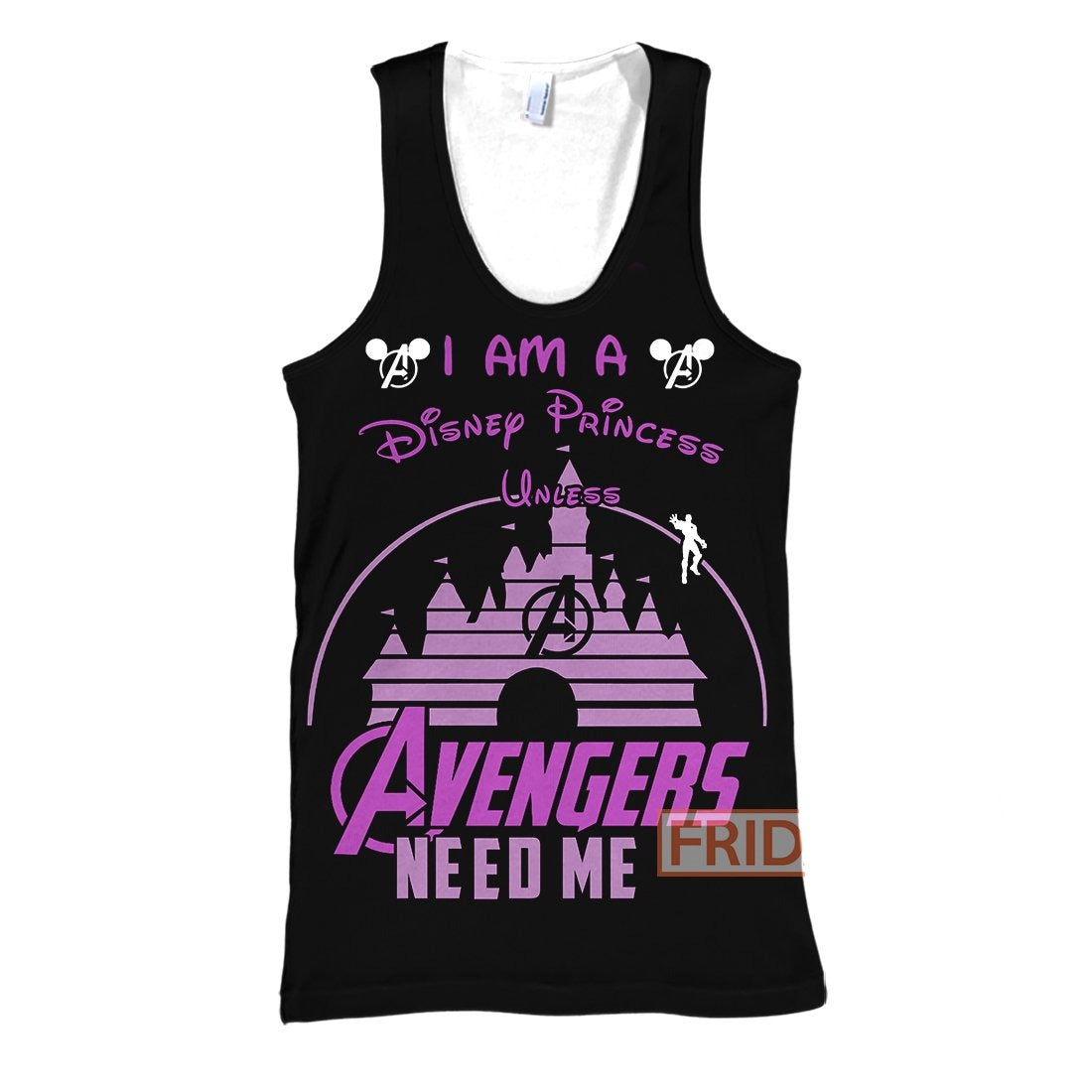Unifinz DN MV Hoodie I Am A DN Princess Unless Avengers Need Me T-shirt DN MV Shirt Sweater Tank 2024
