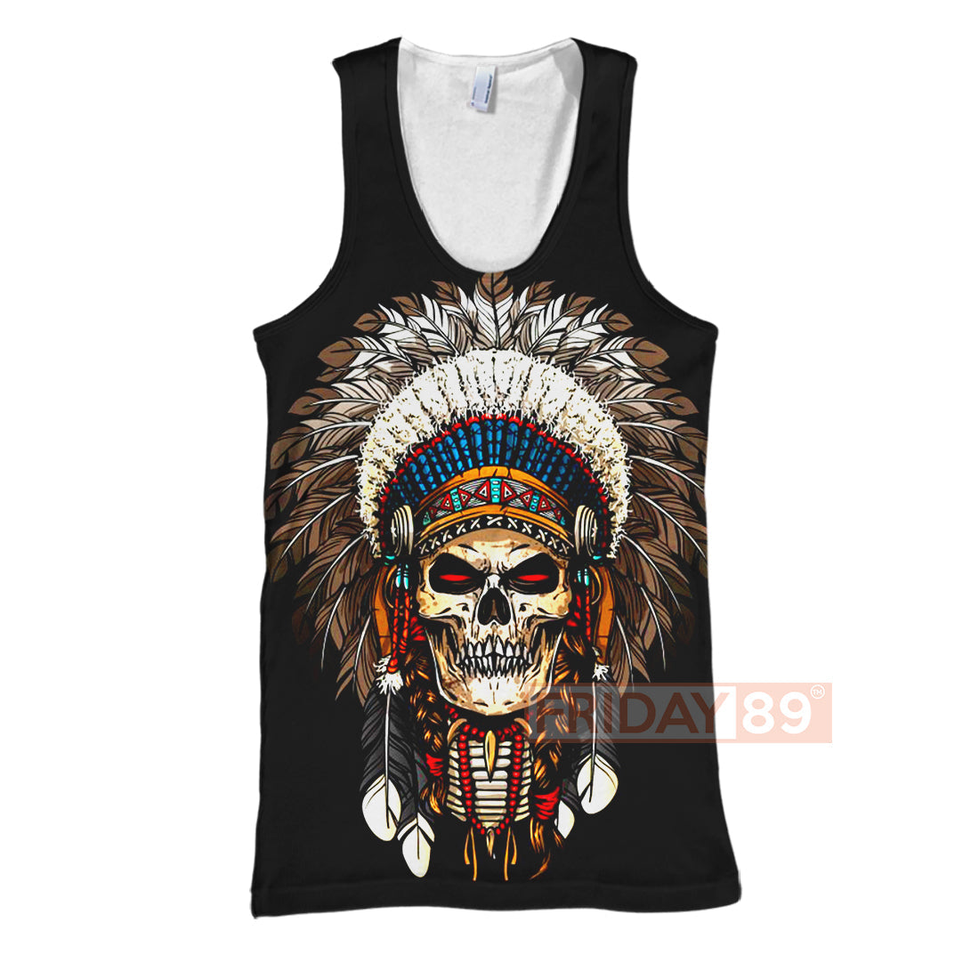 Unifinz Native American Hoodie Native American Skull War Bonnets Headdresses 3D Print T-shirt Native American Shirt Sweater Tank 2024