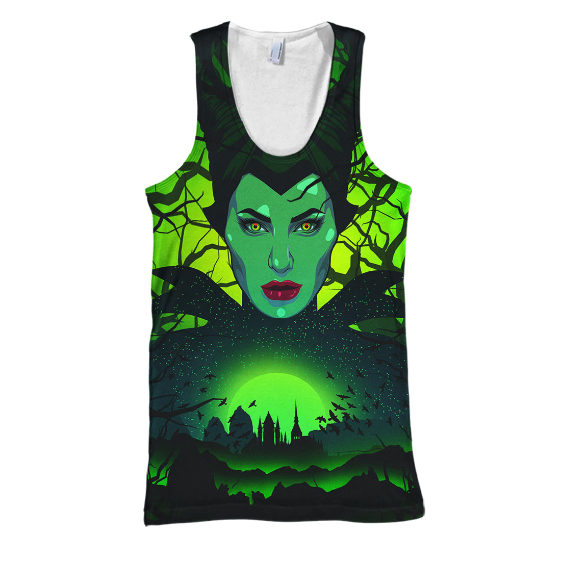 Unifinz DN Maleficent T-shirt 3D Print Maleficent Green T-shirt Awesome DN Maleficent Hoodie Sweater Tank 2022
