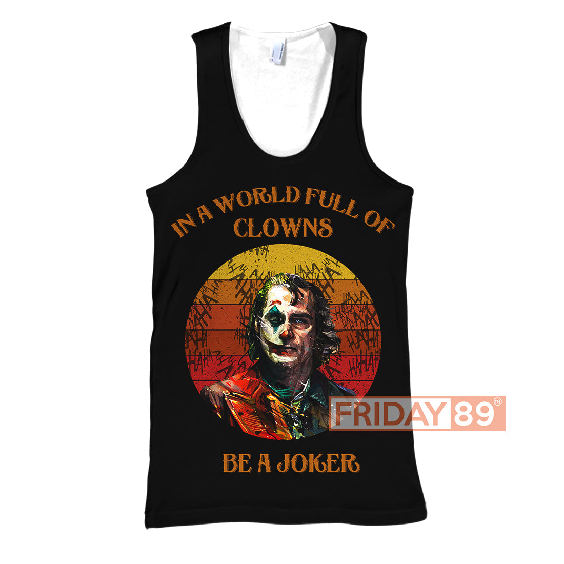 Unifinz DC T-shirt In A World Full Of Clowns Be A Joker T-shirt High Quality DC Hoodie Sweater Tank 2026