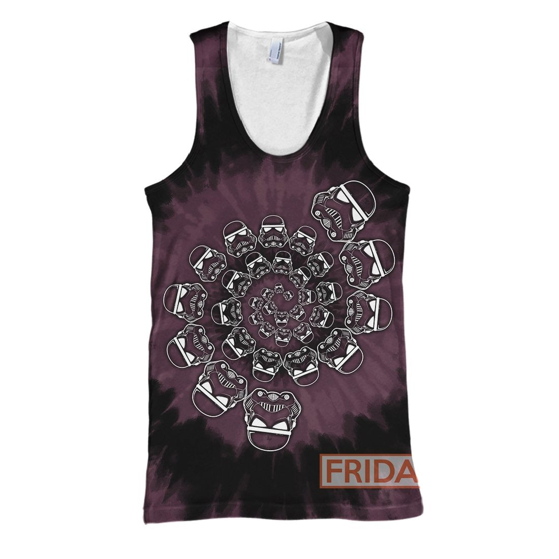 Unifinz SW T-shirt Stormtrooper Circle Tie dye T-shirt Cool High Quality SW Hoodie Sweater Tank 2024