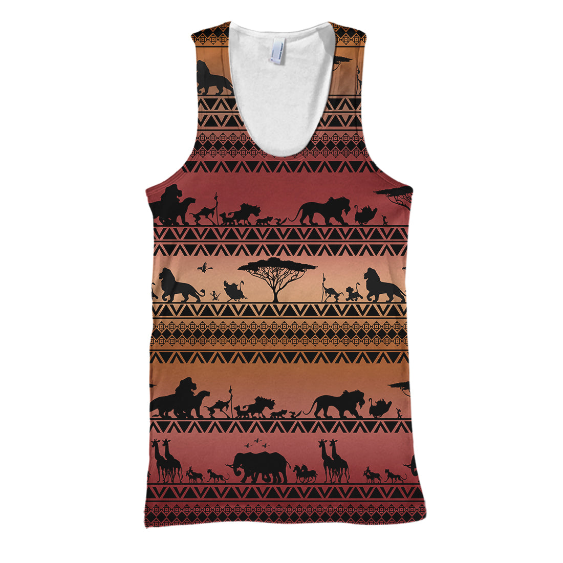 Unifinz DN LK T-shirt Tree Of Life Lion King 3D Print T-shirt Amazing DN LK Hoodie Sweater Tank 2022