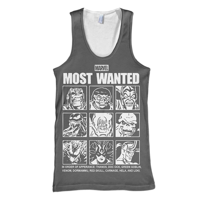 Unifinz MV Hoodie Marvel Most Wanted 3D Print T-shirt  MV Shirt Sweater Tank 2026