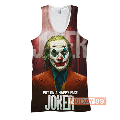 Unifinz DC Joker T-shirt 3D Print Joker Phoenix and H.Ledger T-shirt DC Joker Hoodie Sweater Tank 2026