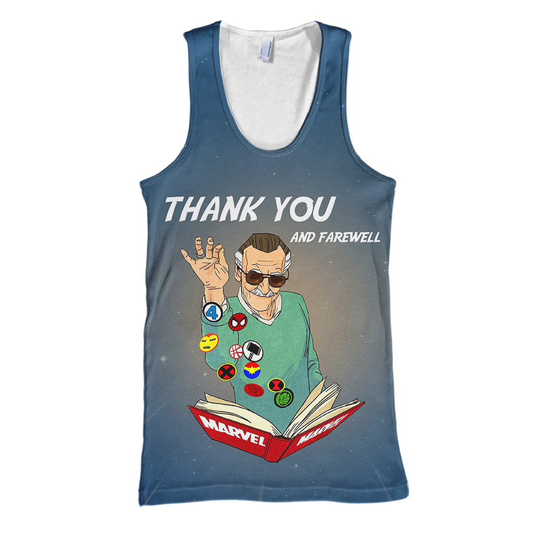 Unifinz Stan Lee MV Hoodie Stan Lee Shirts Thank You & Farewell Stan Lee T-shirt Stan Lee MV Shirt Sweater Tank 2026