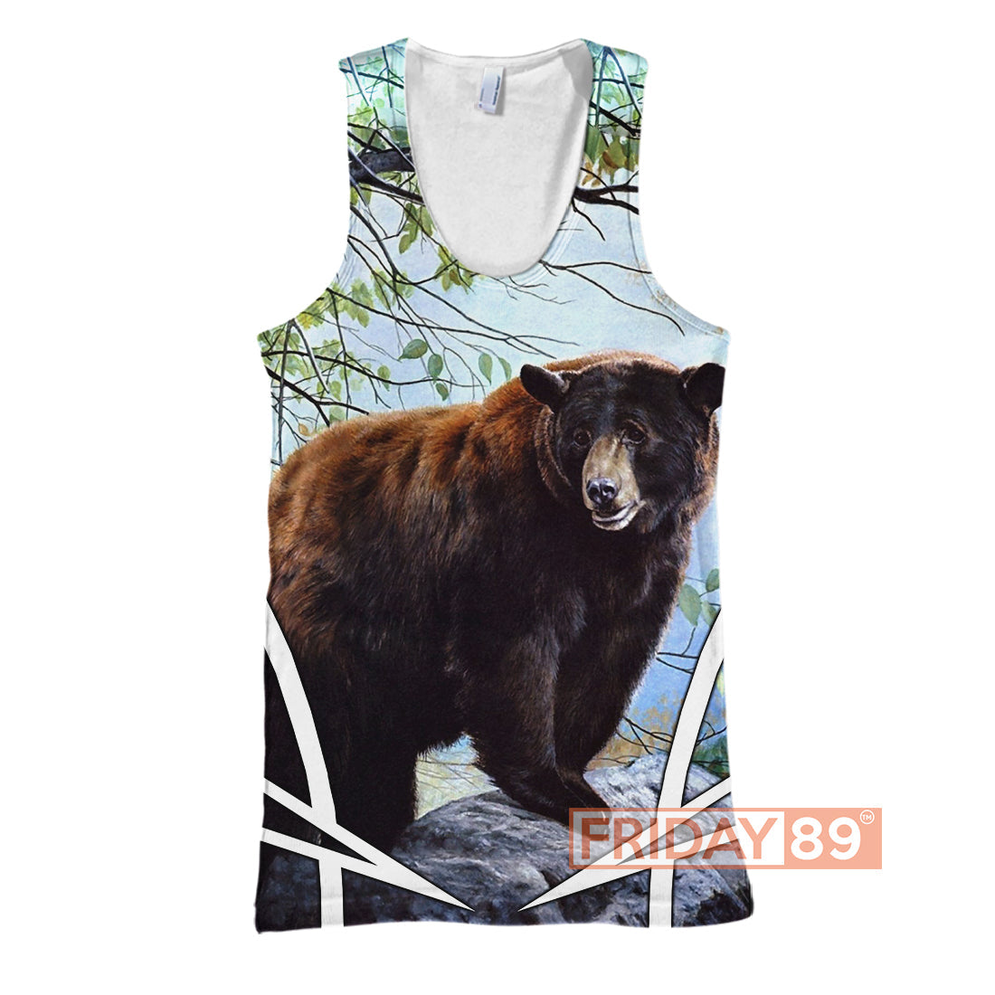 Unifinz Camping Hoodie Camping Brown Bear Tree T-shirt Amazing High Quality Camping Shirt Sweater Tank 2026