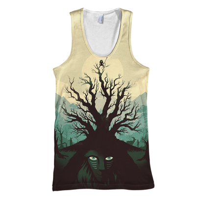 Unifinz Ghibli T-shirt Princess Mononoke 3D Print T-shirt Amazing Ghibli Hoodie Sweater Tank 2026