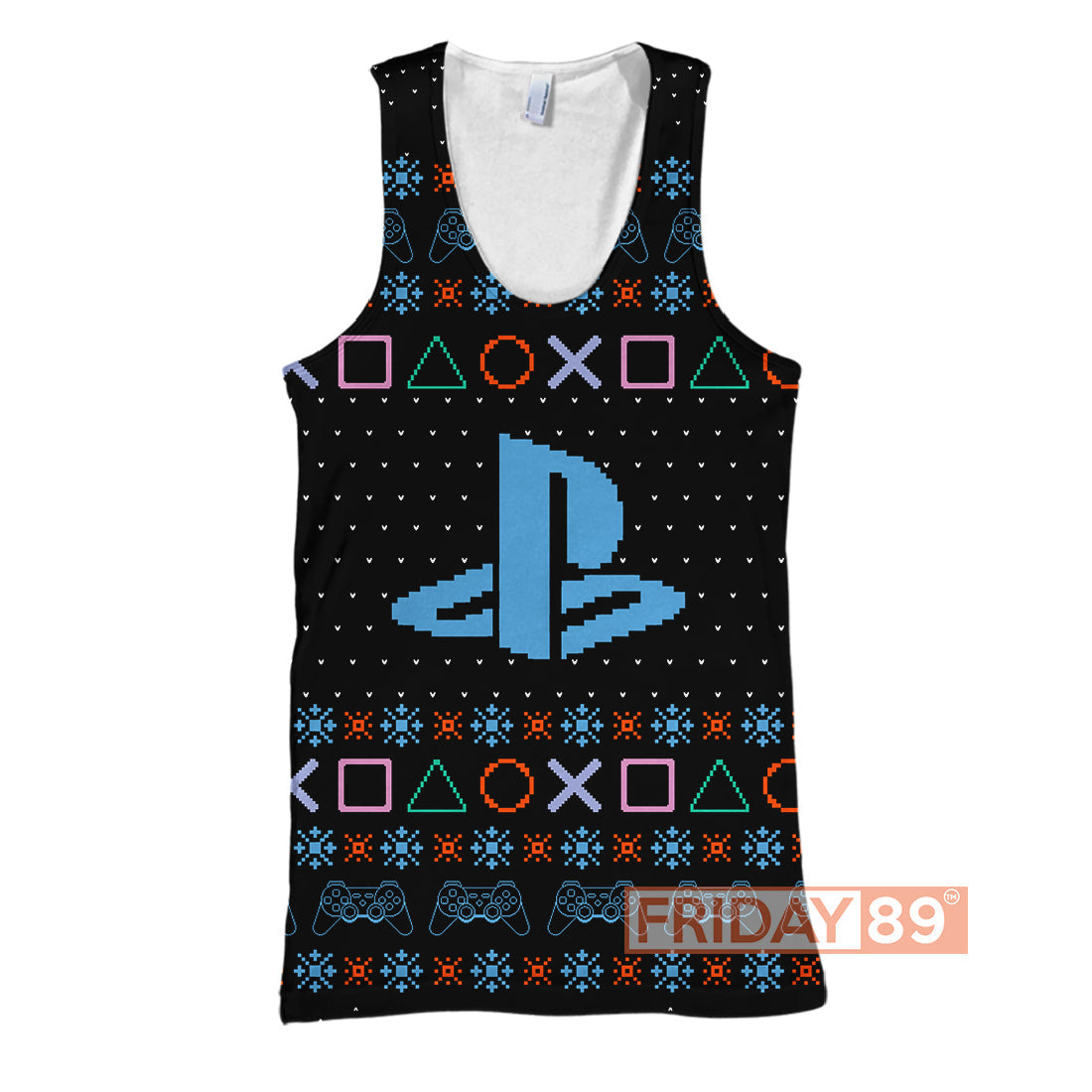 Unifinz Games Hoodie PS 4 Games Logo Christmas Pattern T-shirt Awesome Games Shirt Sweater Tank 2024