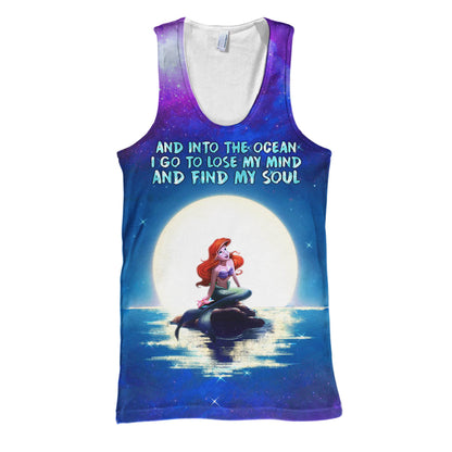 Unifinz DN TLM T-shirt 3D Print Ocean Mermaid T-shirt DN TLM Hoodie Sweater Tank  2026