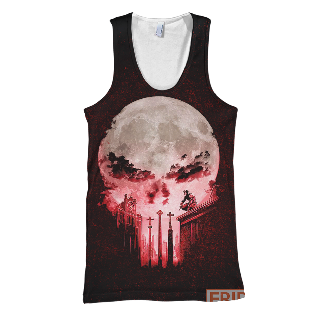 Unifinz MV Punisher Hoodie Punisher Red Moon 3D Print T-shirt MV Punisher Shirt Sweater Tank 2026