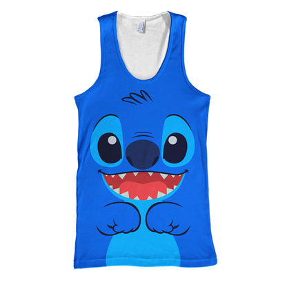 Unifinz DN Stitch Hoodie Blue Stich 3D Print T-shirt DN Stitch Shirt Sweater Tank 2026