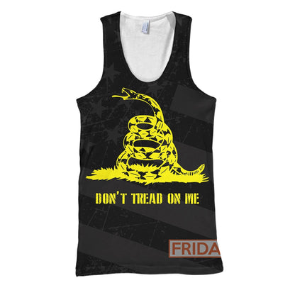 Unifinz Snake T-shirt Don't Tread On Me T-shirt Cool High Quality Snake Hoodie Sweater Tank 2024