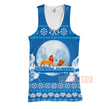 Unifinz LK T-shirt Hakuna Matata Christmas T-shirt Amazing DN LK Hoodie Sweater Tank 2024