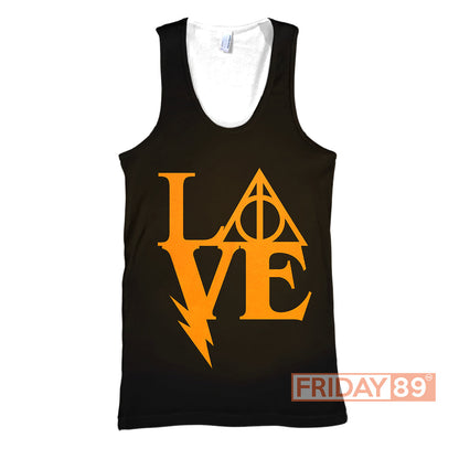 Unifinz HP T-shirt Love Letters Graphic T-shirt Awesome High Quality HP Hoodie Sweater Tank 2026