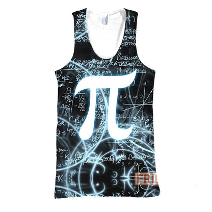 Unifinz Pi Hoodie Mathematics Geeks And Nerds Pi Day 3D Print T-shirt Awesome Pi Math Shirt Sweater Tank 2024
