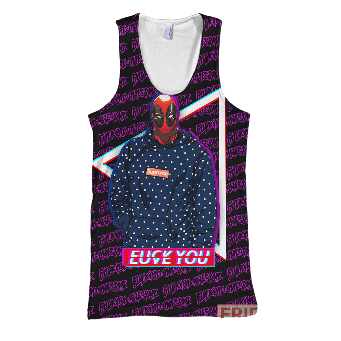 Unifinz MV T-shirt Deadpool HypeBeast 3D Print T-shirt MV Deadpool Hoodie Sweater Tank 2026