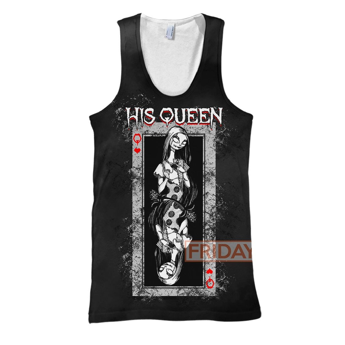 Unifinz TNBC T-shirt Sally His Queen 3D Print T-shirt TNBC Hoodie Sweater Tank 2024
