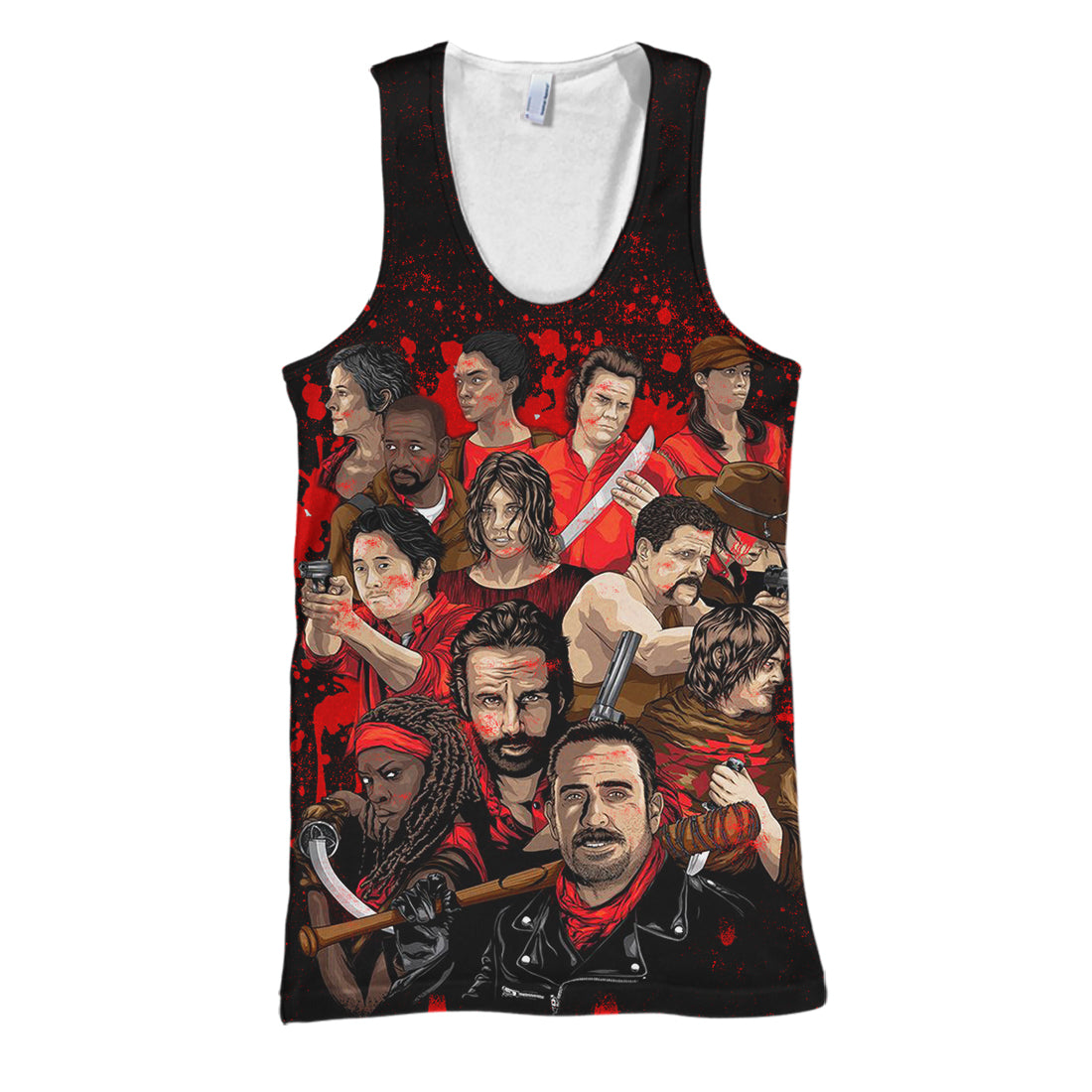 Unifinz The Walking Dead Hoodie The WD Black 3D Print T-shirt Awesome The Walking Dead Shirt Sweater Tank 2026