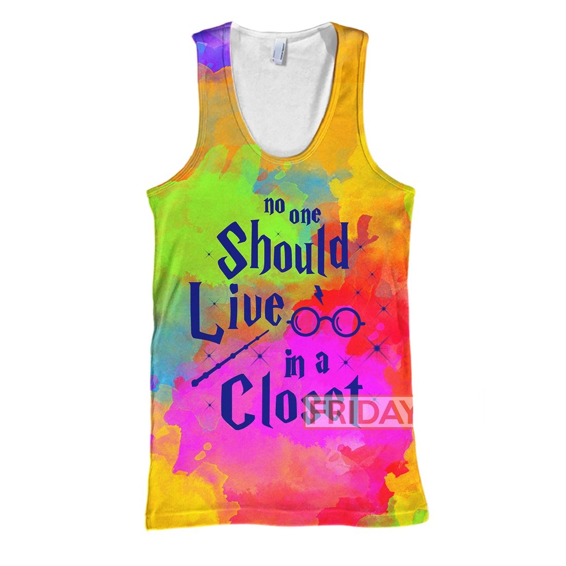 Unifinz HP LGBT T-Shirt No one should live in closet T Shirt Awesome LGBT HP Shirt Sweater Tank 2025