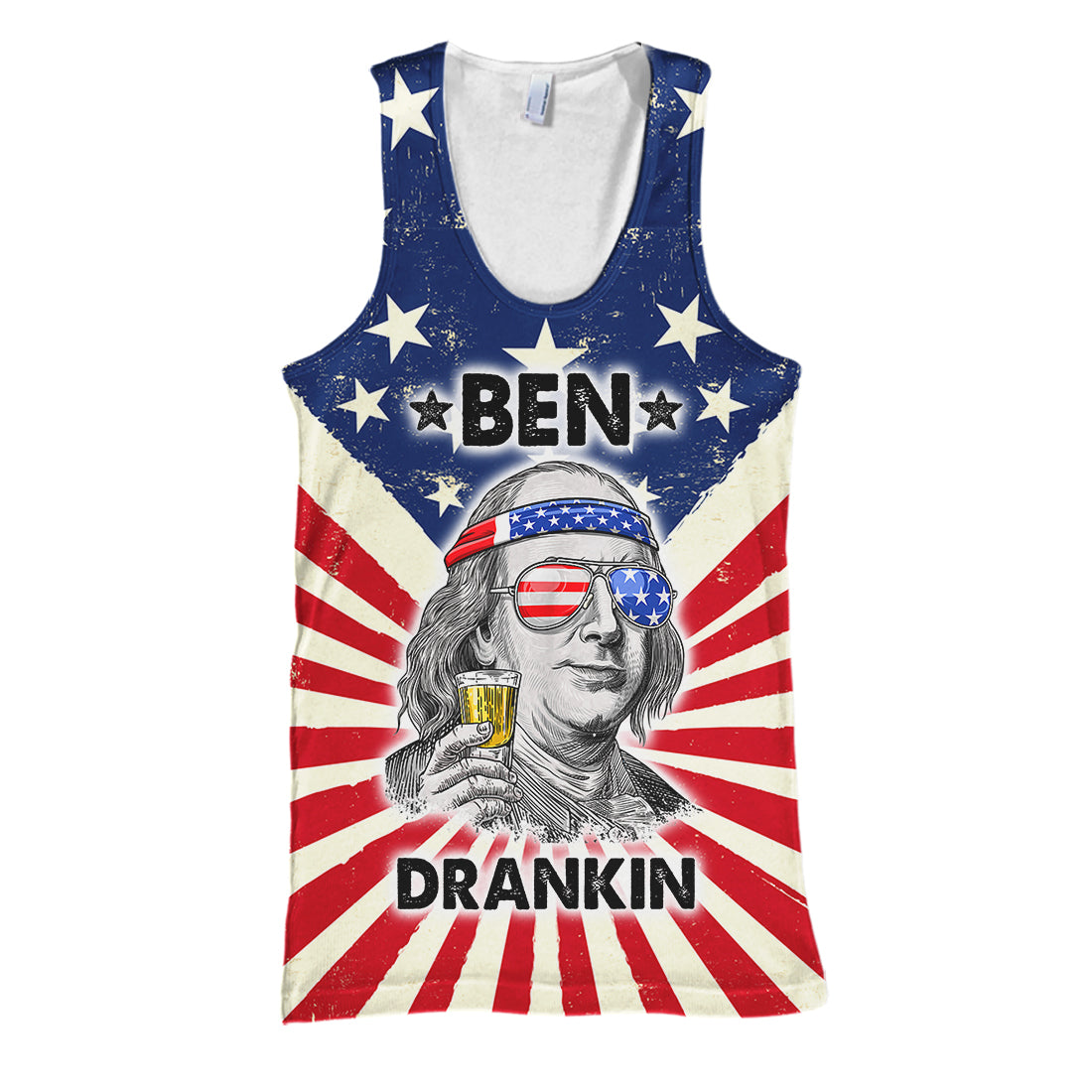 Unifinz 4th Of July Independence Day T-shirt 3D Print Ben Drankin T-shirt Awesome 4th Of July Hoodie Sweater Tank 2022