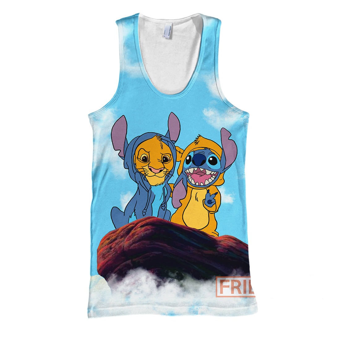 Unifinz DN Stitch LK T-shirt Stitch And Simba T-shirt DN Stitch LK Hoodie Sweater Tank 2024
