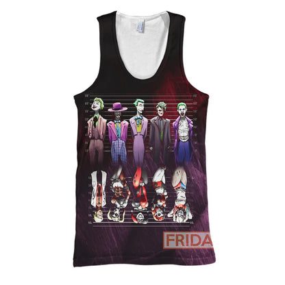Unifinz DC Hoodie Joker and Harley Quinn T-shirt Amazing High Quality DC Shirt Sweater Tank 2024