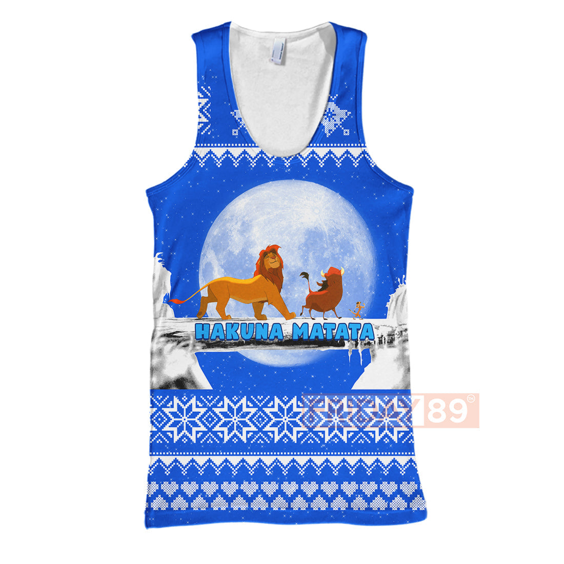 Unifinz LK T-shirt Hakuna Matata Walking Christmas Pattern T-shirt DN LK Hoodie Sweater Tank 2024