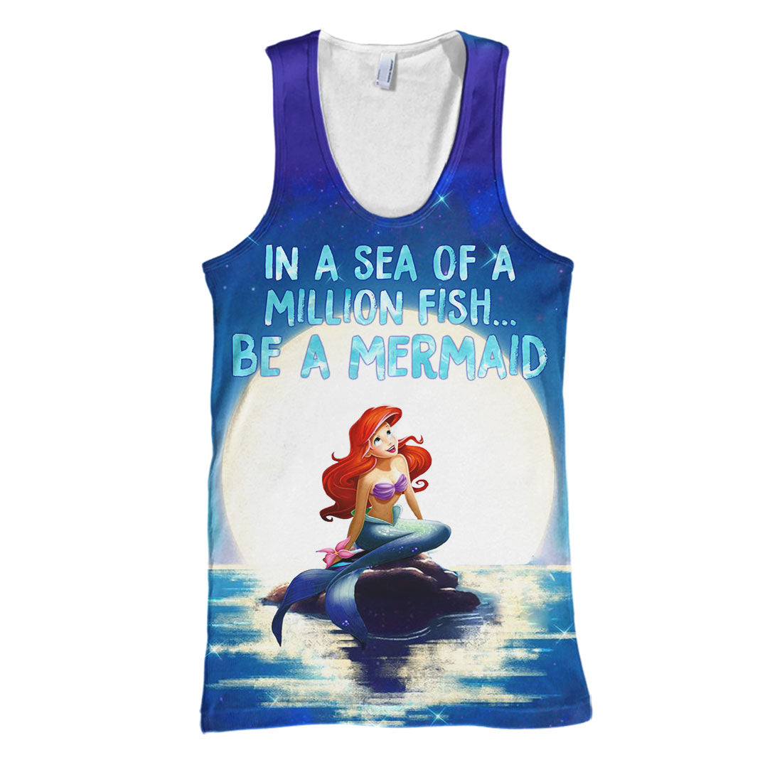 Unifinz DN TLM T-shirt Be A Mermaid 3D Print T-shirt Amazing DN TLM Hoodie Sweater Tank 2026