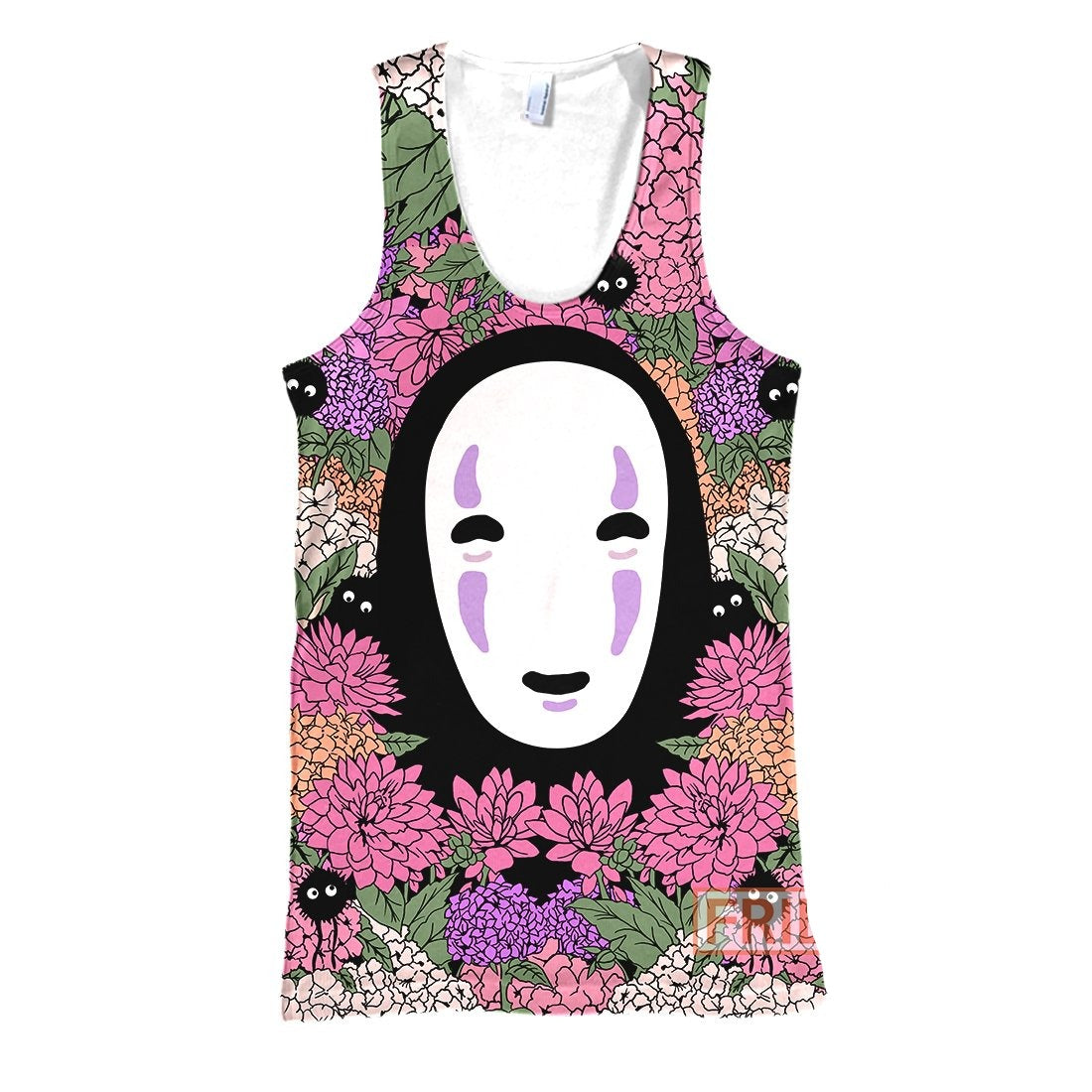 Unifinz GB Spirited Away Hoodie GB No Face Floral Spirited Away T-shirt Cute GB Shirt Sweater Tank 2024
