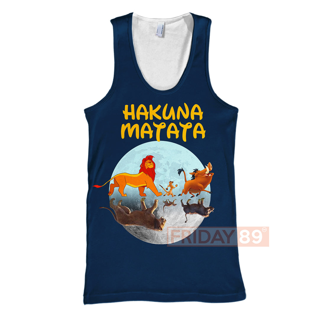 Unifinz LK T-shirt In The Moon - Hakuna Matata T-shirt Awesome DN LK Hoodie Sweater Tank 024