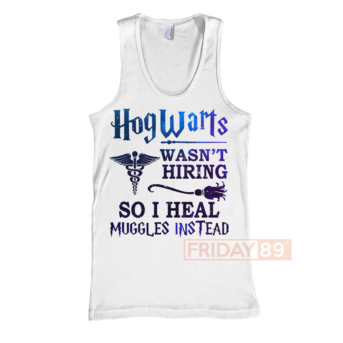 Unifinz HP Nurse T-shirt HW Wasn't Hiring So I Heal Muggles Instead 3D Print T-shirt Awesome HP Nurse Hoodie Sweater Tank 2026