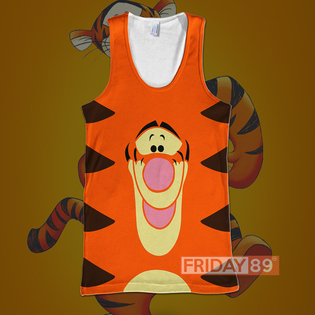 Unifinz DN WTP T-shirt Tigger Winnie-the-pooh 3D Print T-shirt Cute High Quality DN WTP Hoodie Sweater Tank 2024