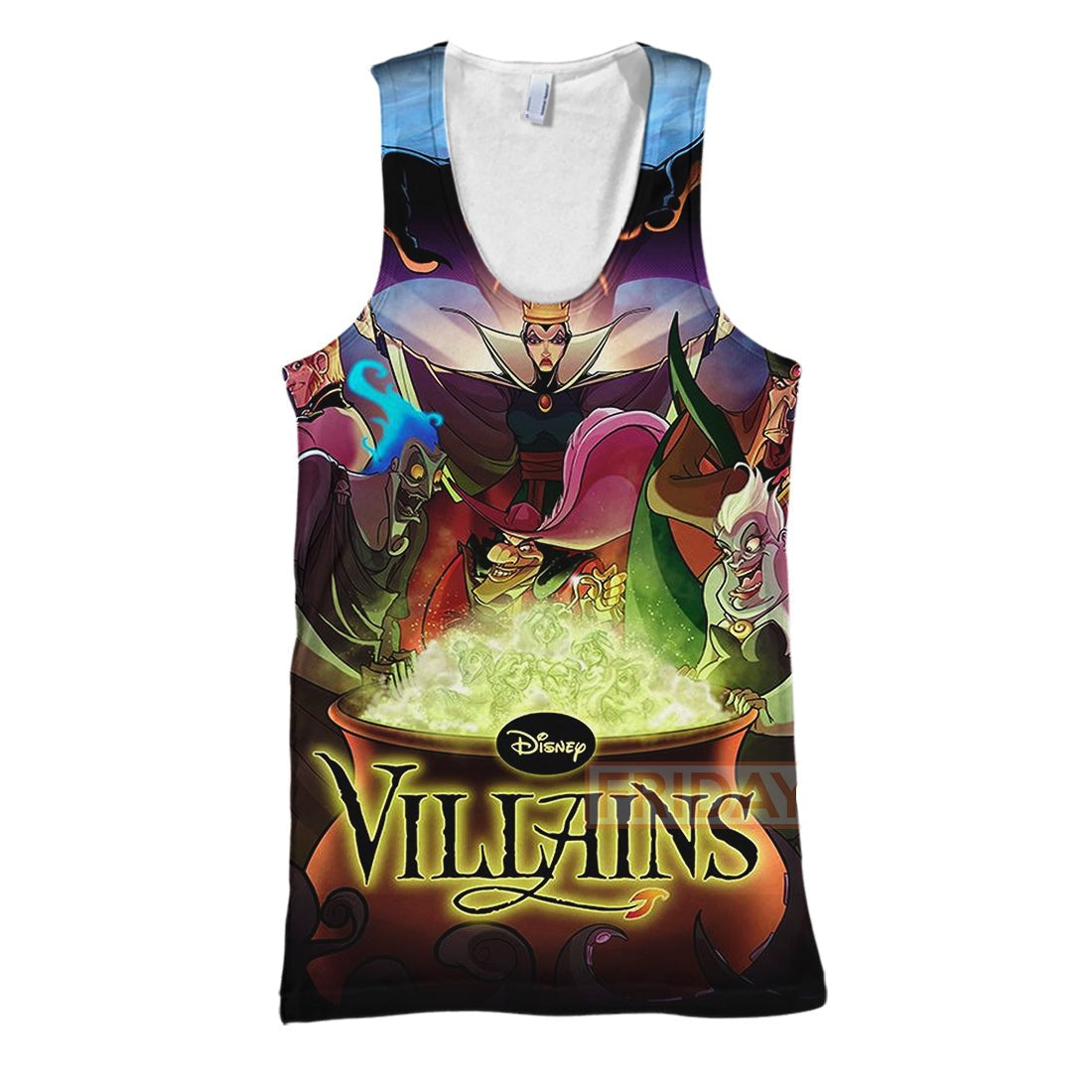 Unifinz DN T-shirt Villains Cartoon Art Evil Queen Maleficent Ursula T-shirt Cool DN Villains Hoodie Sweater Tank 2024