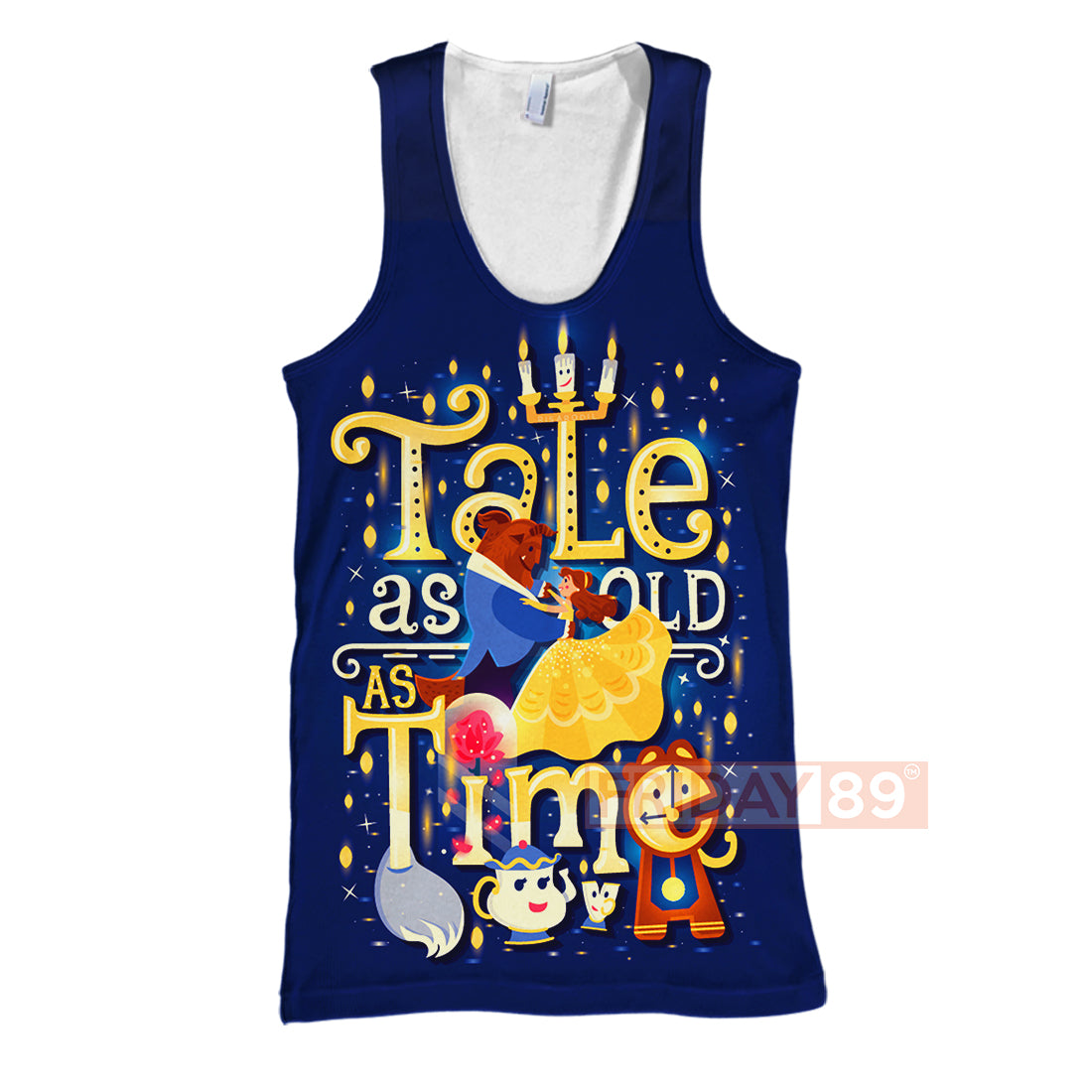 Unifinz DN T-shirt Beauty & The Beast Tale As Old As Time 3D Print T-shirt Awesome DN Beauty & The Beast Hoodie Sweater Tank 2026