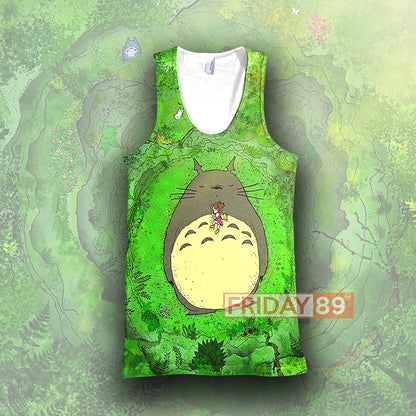 Unifinz GB Hoodie GB Green Totoro Anime T-shirt Awesomr High Quality GB Totoro Shirt Sweater Tank 2024