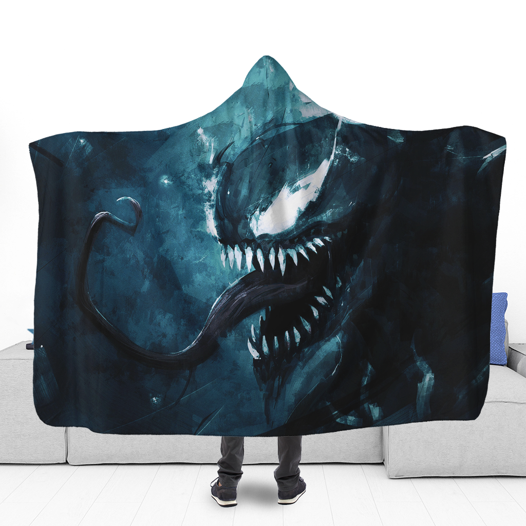 Unifinz MV Venom Blanket Venom Hooded Blanket Amazing MV Venom Blanket 2022