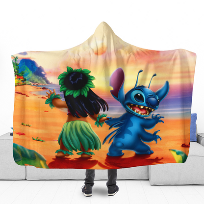 Unifinz L&S DN Blanket L&S Sunset Beach Hooded Blanket Amazing DN Blanket 2022