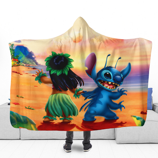 Unifinz L&S DN Blanket L&S Sunset Beach Hooded Blanket Amazing DN Blanket 2022