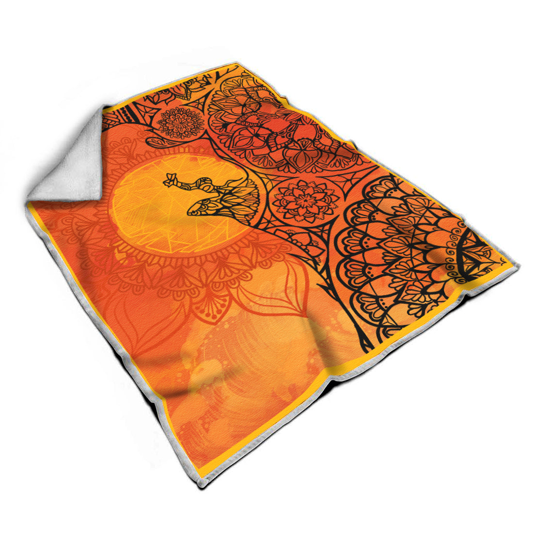 Unifinz LK Blanket Lion Art Mandala Square Blanket Amazing High Quality DN LK Blanket 2023