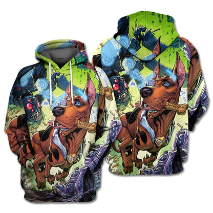 Halloween Hoodie Scooby Doo Hoodie Scooby Doo Escaping Halloween Spider Hoodie