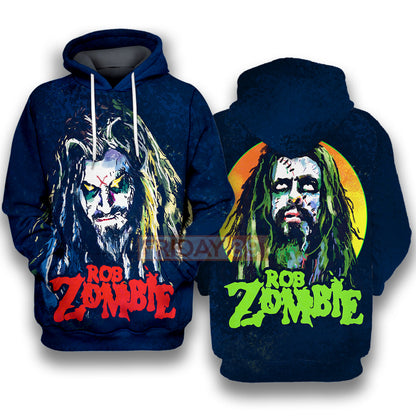 Unifinz Zombie T-shirt 3D Print Rob Zombie T-shirt Cool High Quality Zombie Hoodie Sweater Tank 2022