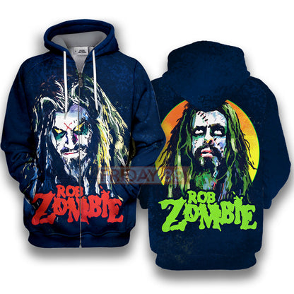 Unifinz Zombie T-shirt 3D Print Rob Zombie T-shirt Cool High Quality Zombie Hoodie Sweater Tank 2023