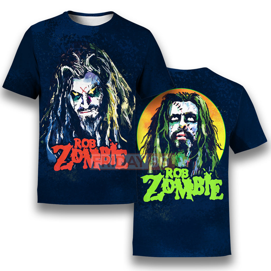 Unifinz Zombie T-shirt 3D Print Rob Zombie T-shirt Cool High Quality Zombie Hoodie Sweater Tank 2025